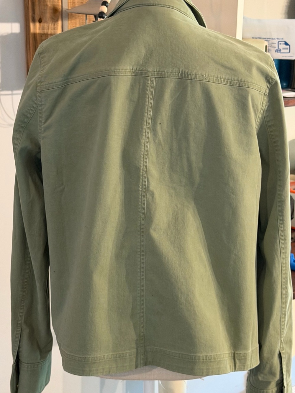 crown & ivy Olive Green Utility Jacket - Picture 3 of 4